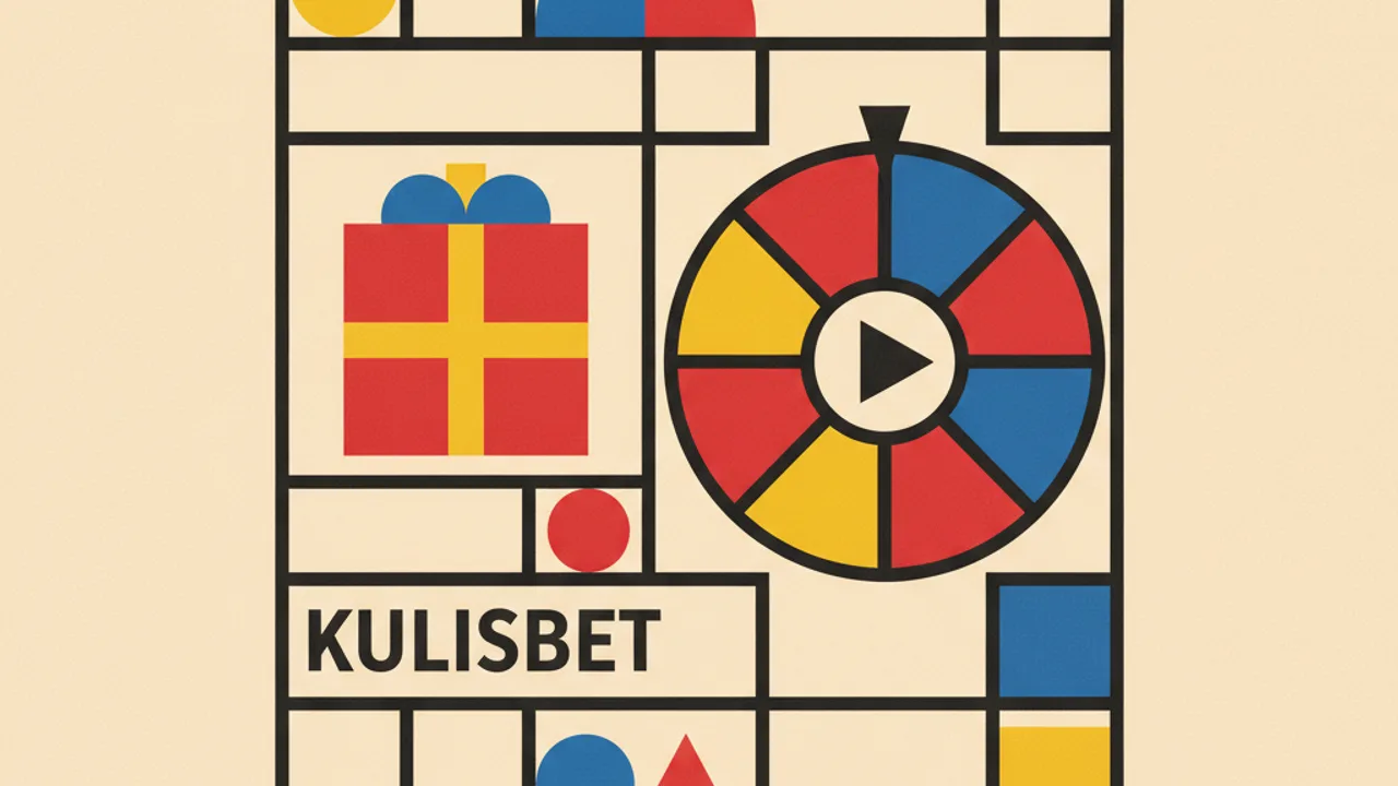 Kulisbet bonus çarkı ve hediye kutusu, Bauhaus kompozisyonu